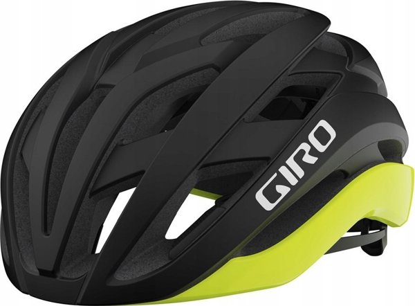 Κράνος δρόμου Giro GIRO CIELO MIPS ματ μαύρο με κίτρινη επισήμανση μέγεθος M (55-59 cm) (ΝΕΟ 2024)
