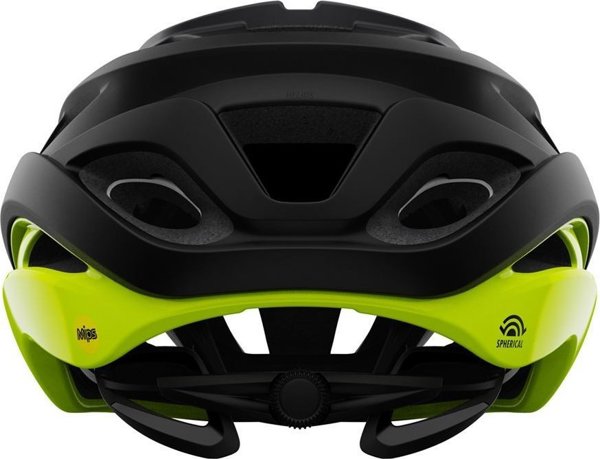 Giro Helios Spherical MIPS Κράνος Δρόμου, Ματ Μαύρο με Κίτρινες Λεπτομέρειες, Μέγεθος S (51-55 cm)