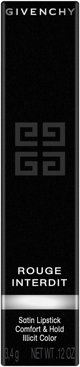 Givenchy, Rouge Interdit, Satin Finish, Cream Lipstick, 08, Framboise Obscur, 3.4 g For Women