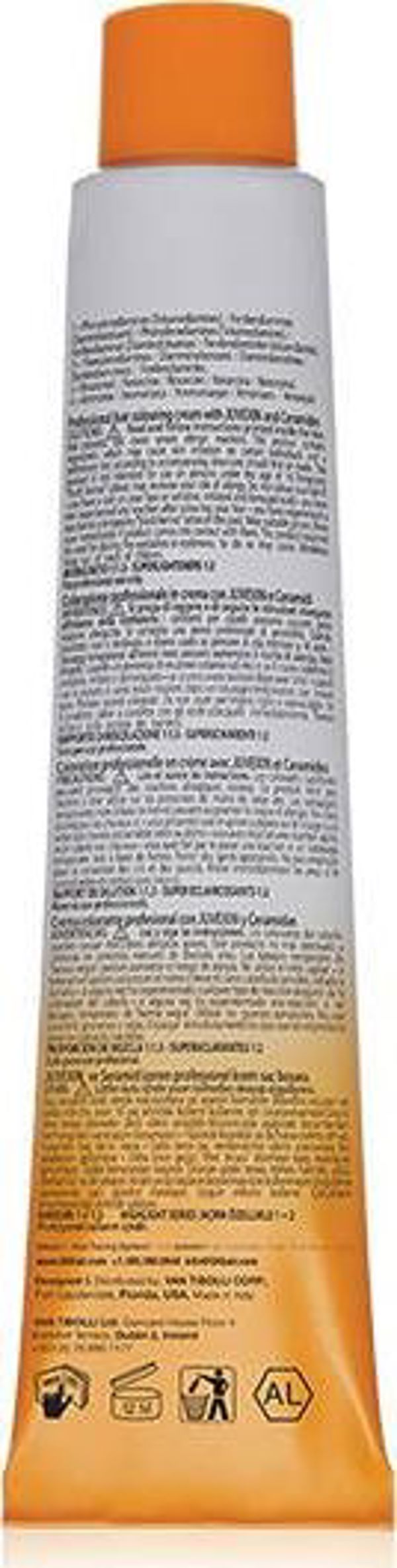 GK Hair (Global Keratin) Cream Color Βαφή Μαλλιών, 1 Μαύρο, 100ml