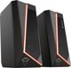 Trust GXT 609 Zoxa RGB Ηχεία Υπολογιστή 12W, Στερεοφωνικά, 6 Λειτουργίες Φωτισμού, Μαύρα