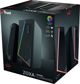 Trust GXT 609 Zoxa RGB Ηχεία Υπολογιστή 12W, Στερεοφωνικά, 6 Λειτουργίες Φωτισμού, Μαύρα