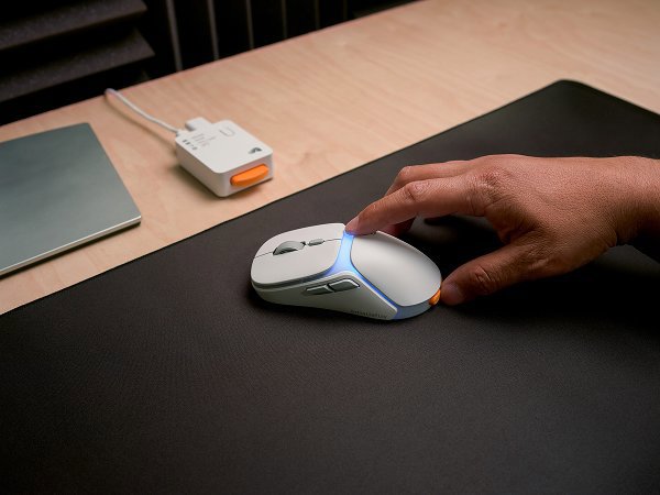 Ασύρματο Ποντίκι Glorious Model O3 Wireless Λευκό RGB InfinitePlay