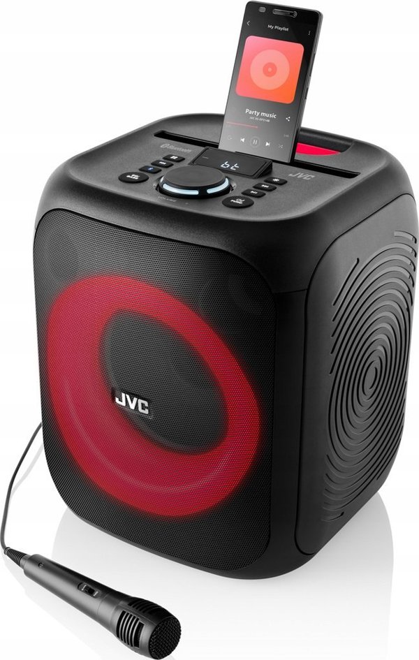 JVC Party Speaker XS-EP314B, Φορητό Ηχείο Bluetooth, Μαύρο
