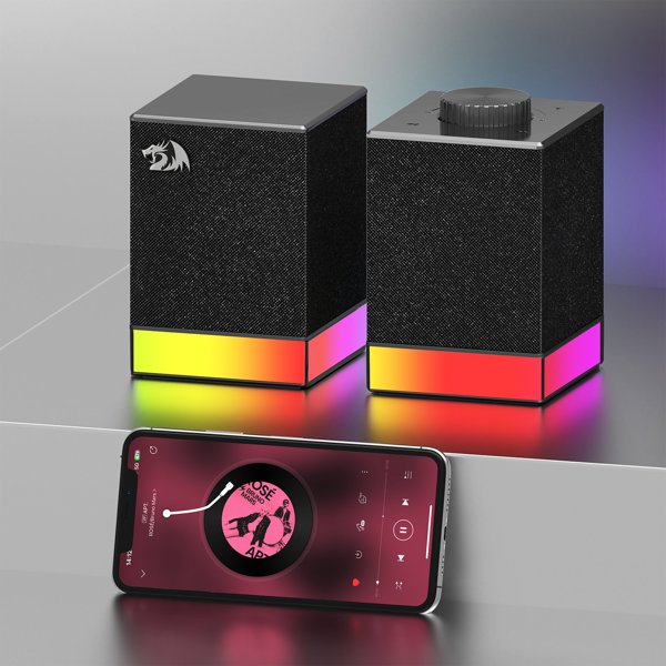 Redragon GS517 GLYPH Ηχείο Υπολογιστή 5W, Μαύρο
