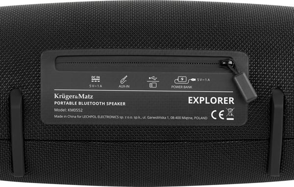 Φορητό Ηχείο Bluetooth Kruger&Matz Explorer, Μαύρο, KM0552