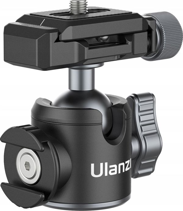 Ulanzi U-80L 3D Ball Head με Arca Swiss Quick Release και ISO Hot Shoe - Αλουμίνιο 360°