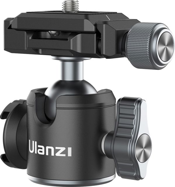 Ulanzi U-80L 3D Ball Head με Arca Swiss Quick Release και ISO Hot Shoe - Αλουμίνιο 360°