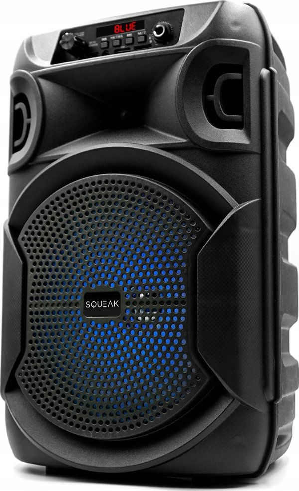 Squeak PulseTower SQ1006 Bluetooth 5.3 Ηχείο 1000W με Λειτουργία Καραόκε, Μαύρο