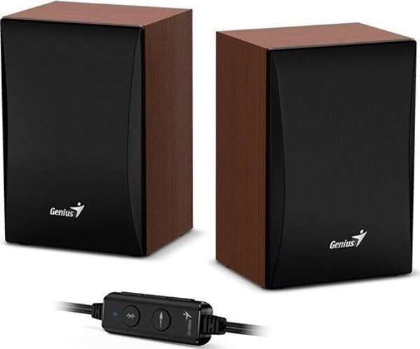 Genius SP-HF380BT Ηχεία Υπολογιστή 2.0 με Bluetooth και Σύνδεση 3.5mm, 3W RMS
