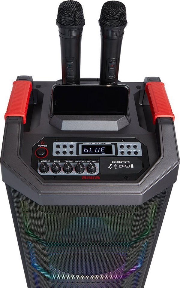Φορητό Ηχείο Aiwa Portable Trolley Μαύρο (KBTUS-710)