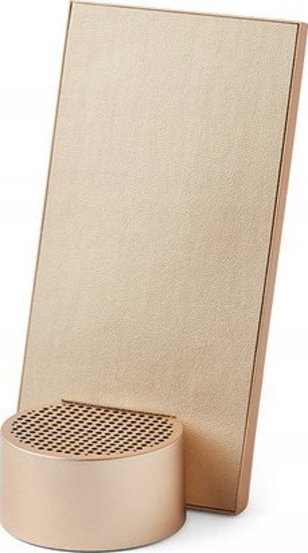 Lexon City Energy Pro Φορτιστής Επαγωγής 10W με Ηχείο Bluetooth - Light Gold