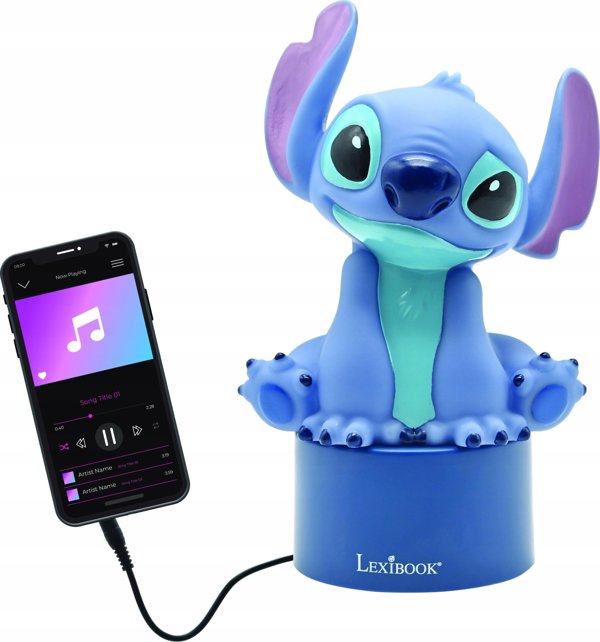 Stitch & Soul Ηχείο Stitch Night Light Speaker με Φωτισμό LED