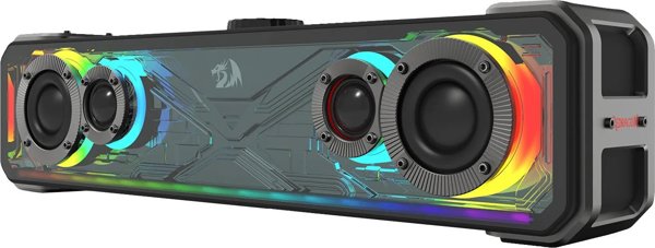Redragon GS817 Surge Ηχεία Υπολογιστή Stereo 2.0 με RGB Φωτισμό