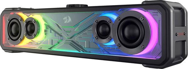 Redragon GS817 Surge Ηχεία Υπολογιστή Stereo 2.0 με RGB Φωτισμό