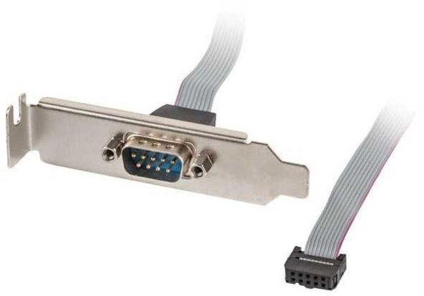 Υποδοχή DB9(COM) 1X 40CM Low Profile LANBERG
