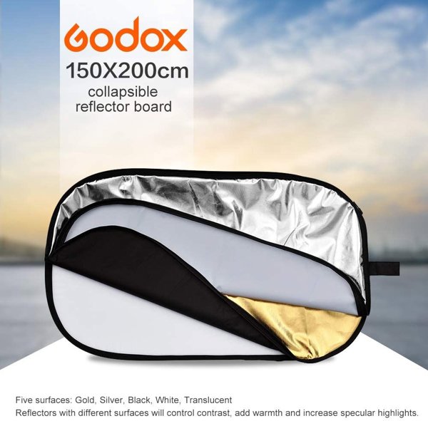 GODOX Godox RFT-05 - 5in1 Disc Kit collap. reflector kit 150x200 cm