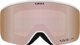 Giro Ella Γυαλιά Σκι White LX Stripe με Φακούς VIVID Rose Gold & Infrared (2024/2025)