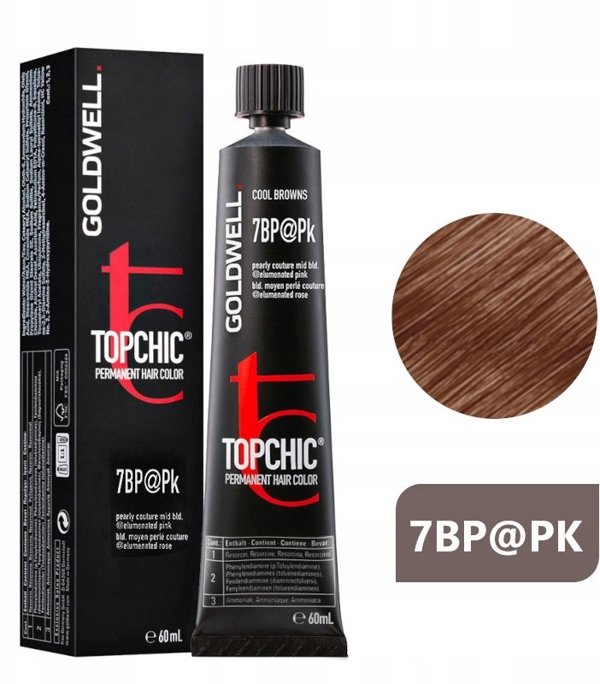 Goldwell Goldwell, TopChic, Permanent Hair Dye, 7BP@Pk Pearl Beige Blonde, 60 ml For Women
