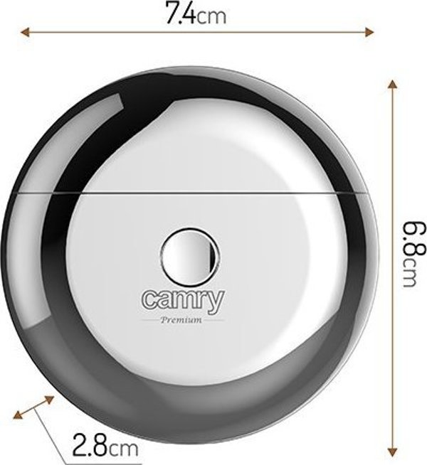 Camry CR 2938 Ανδρική Ξυριστική Μηχανή Ταξιδιού, Επαναφορτιζόμενη USB-C, 2 Κεφαλών, Ασύρματη