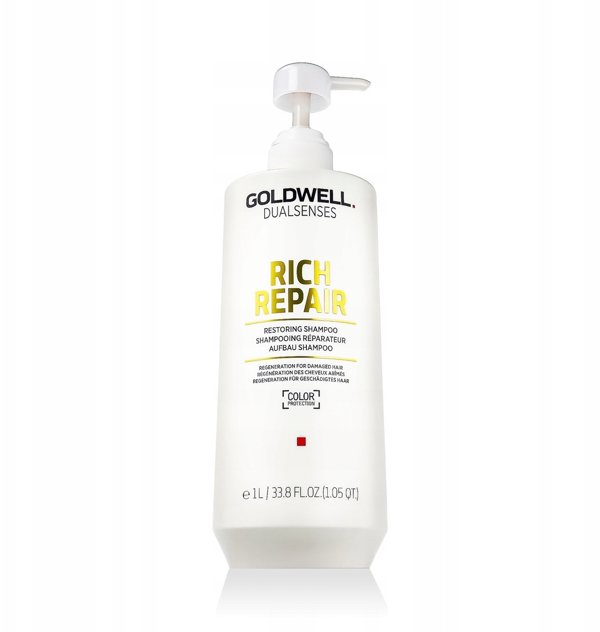 Goldwell Goldwell, Dualsenses Rich Repair, Hair Shampoo, Restorative, 1000 ml For Women