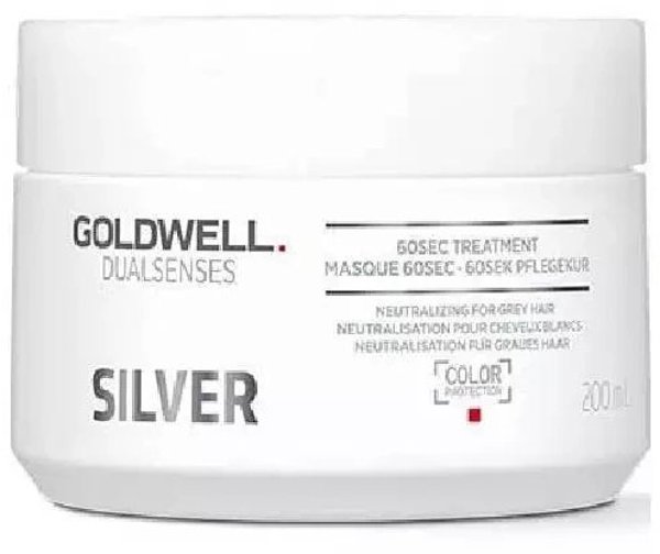 Goldwell Goldwell, Dualsenses Silver 60 Sec, Hair Treatment Cream Mask, Anti Grey, 200 ml For Women