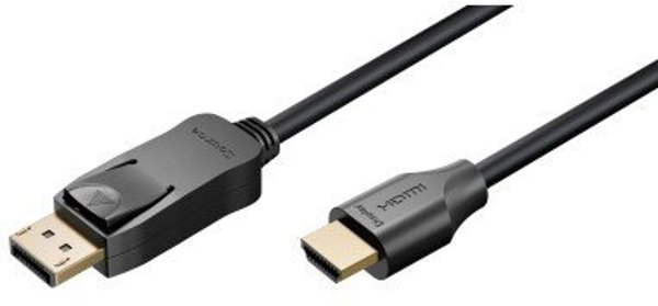 Goobay Kabel DisplayPort do HDMI 8K/60Hz 2m czarny (80525)