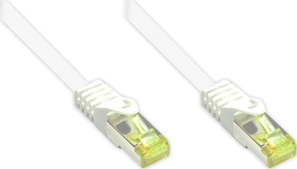 Good Connections Καλώδιο Δικτύου RJ45 Cat.7 S/FTP, Halogen Free, 600MHz, White, 0.25m (8070R-003W)