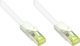 Good Connections Καλώδιο Δικτύου RJ45 Cat.7 S/FTP, Halogen Free, 600MHz, White, 0.25m (8070R-003W)