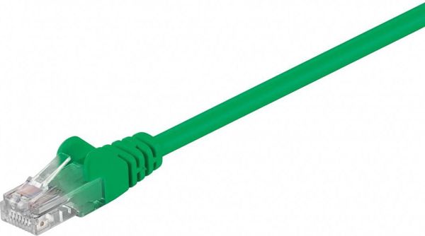 Goobay Kabel krosowy U/UTP kat.5e zielony 0,5m (68338)