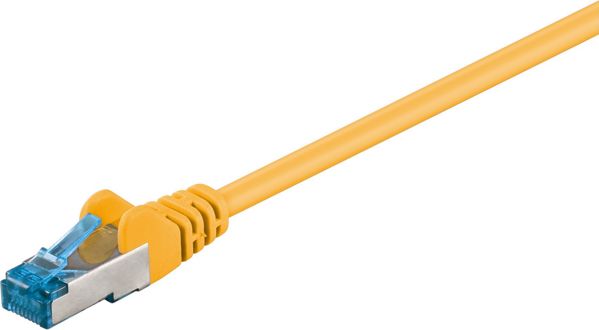 Goobay Patchcord S/FTP, Cat6a, LSZH, 1m, zolty (93679)