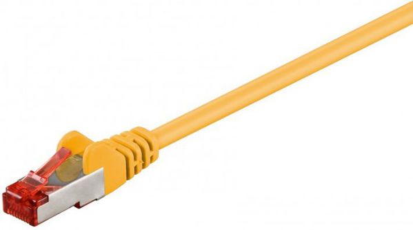 Goobay Patchcord CAT6 S/FTP 0.5m zolty
