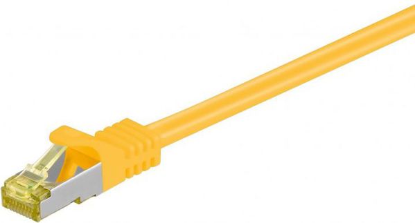 Goobay Patchcord S/FTP Cat7 PIMF 0.5m κίτρινο