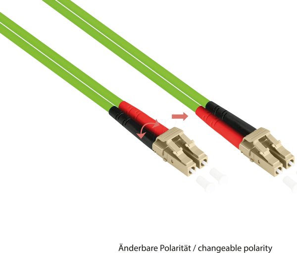 Good Connections Καλώδιο Δικτύου Patch OM5 50/125µm LC σε SC, 1m, Multimode