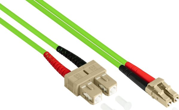 Good Connections Καλώδιο Δικτύου Patch OM5 50/125µm LC σε SC, 1m, Multimode