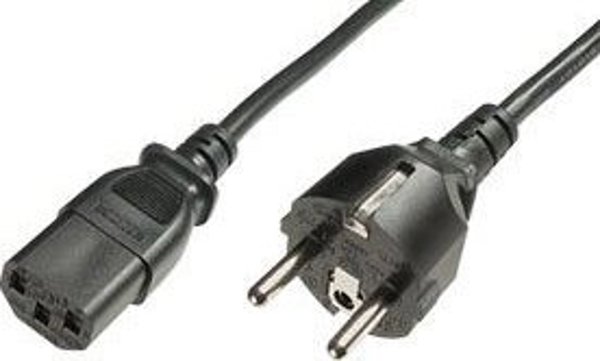 Goobay 50098 καλώδιο τροφοδοσίας μαύρο 2 μ IEC C13 τύπου F