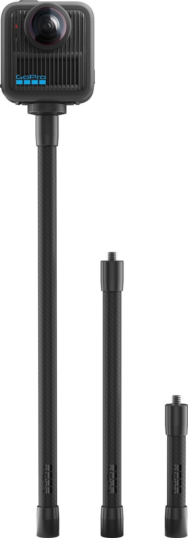 GoPro Carbon Fibre Extension Set, Extension rod, 81 g, Black