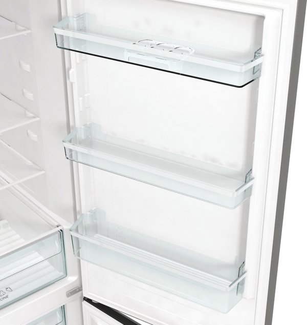 Gorenje NRK61CS2XL4 Ψυγειοκαταψύκτης Ελεύθερης Τοποθέτησης 300L Ενεργειακής Κλάσης C Γκρι