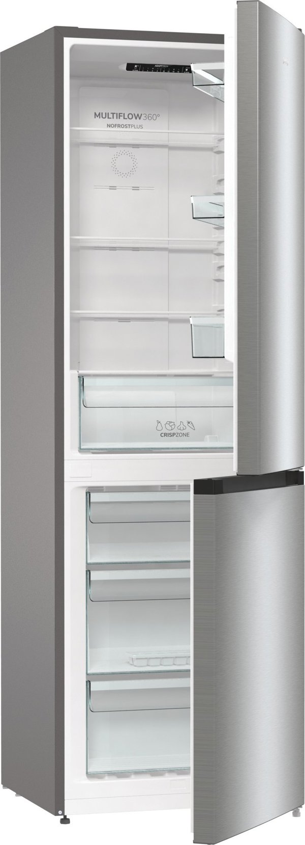 Gorenje NRK61CS2XL4 Ψυγειοκαταψύκτης Ελεύθερης Τοποθέτησης 300L Ενεργειακής Κλάσης C Γκρι