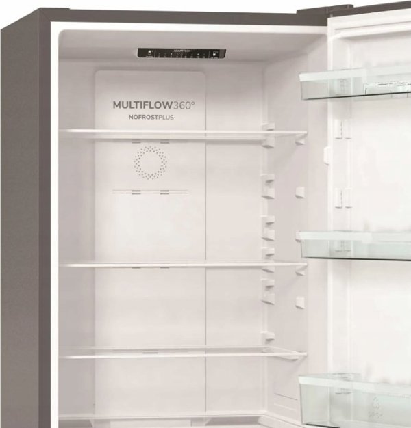 Gorenje NRK61CS2XL4 Ψυγειοκαταψύκτης Ελεύθερης Τοποθέτησης 300L Ενεργειακής Κλάσης C Γκρι