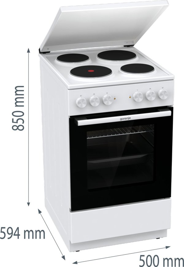 Gorenje GE5A23WH Elektro Standherd 50cm