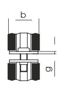 Gorgiel Uchwyt stalowy do rur uszczelka EPDM podwojny 1/2" (1031226020)
