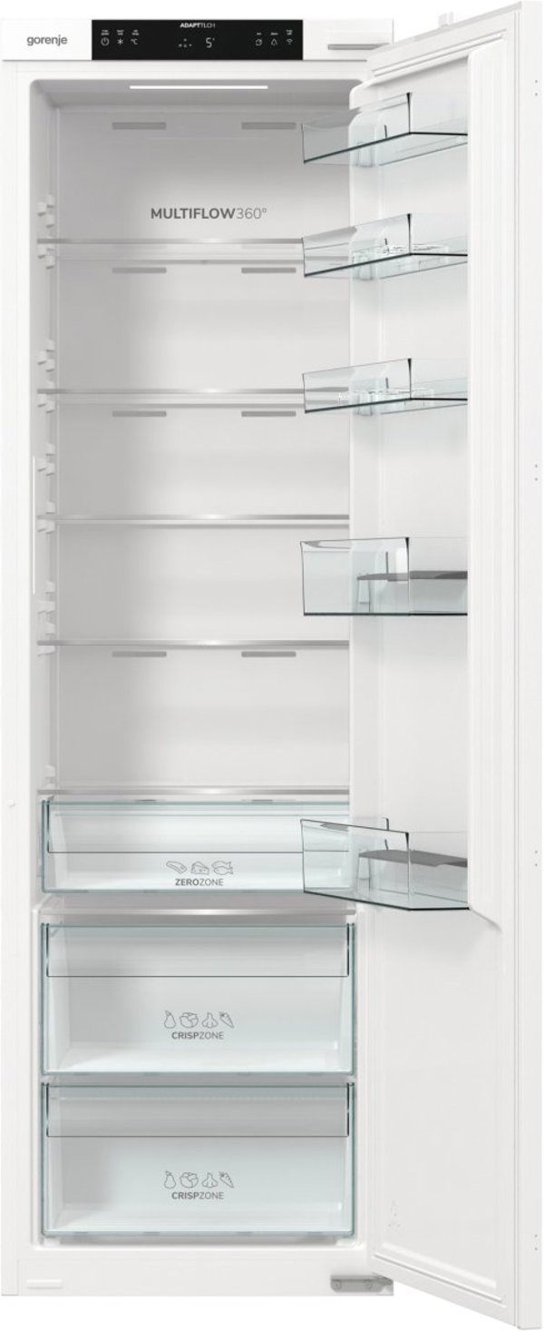 Gorenje Refrigerator | RI517E41WF | Energy efficiency class E | Built-in | Larder | Height 177.2 cm | Fridge net capacity 300 L | Display | 35 dB | White