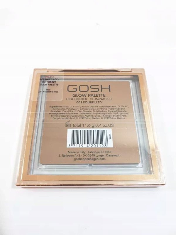Gosh, Glow Palette, Blush Palette, 001, Fourfilled, 11.6 g For Women