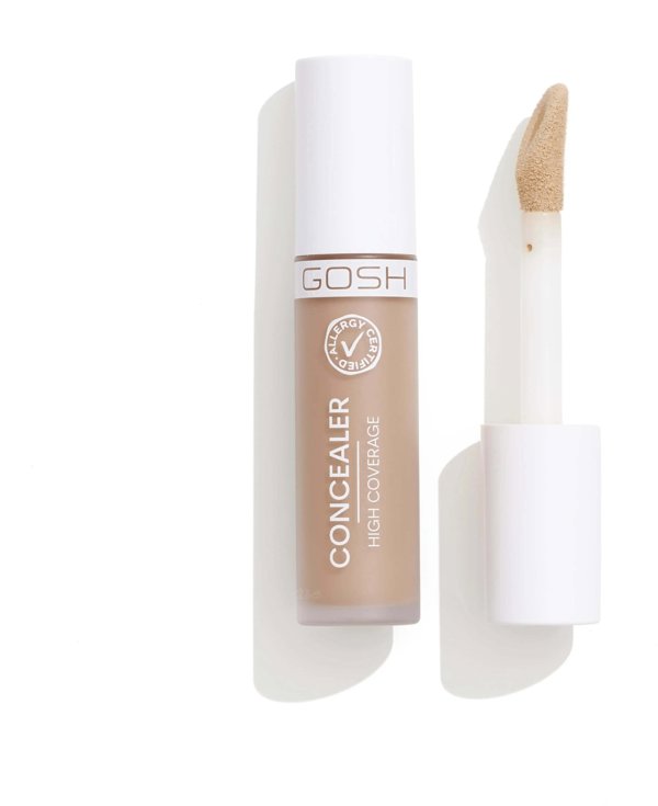 Gosh, Gosh, Vegan, High Coverage, Liquid Concealer, 005, Tawny, 6 ml For Women
