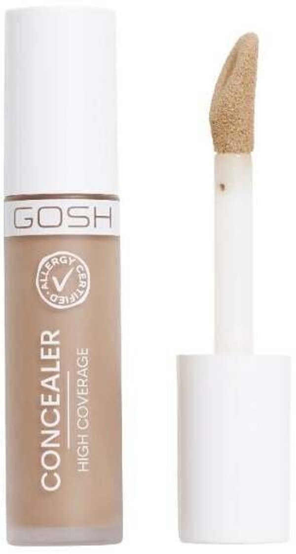 Gosh, Gosh, Vegan, High Coverage, Liquid Concealer, 005, Tawny, 6 ml For Women