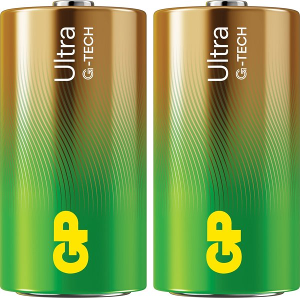 Μπαταρίες GP Ultra Alkaline LR14 C, 1.5V, 2 Τεμάχια