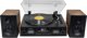 Soundmaster PL920 Πικάπ με Ιμάντα, Ημι-αυτόματο, Μαύρο Ξύλο