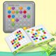 LeanToys Λογικό Παιχνίδι Sudoku με Πολύχρωμες Μπάλες, Εκπαιδευτικό Παιχνίδι Στρατηγικής