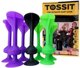 Gra w rzutki z silikonowymi przyssawkami TOSSIT Zestaw Startowy, zielony i fioletowy